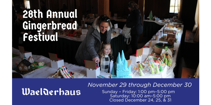 Visit the 28th Annual Gingerbread Festival