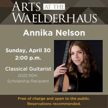 Sunday, April 30 - Annika Nelson